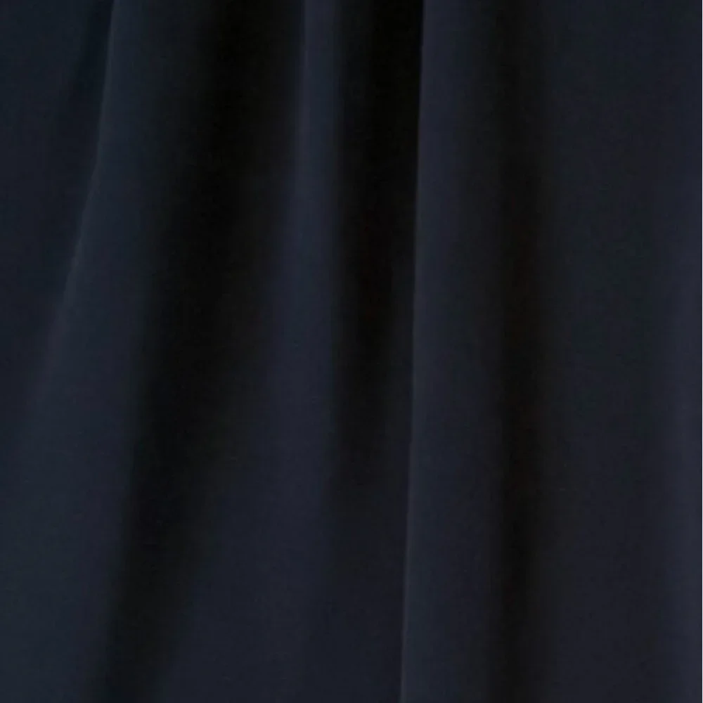 NWT Eileen Fisher Black Silk Georgette Crepe Wide Leg Ankle Pant L - Picture 3 of 5